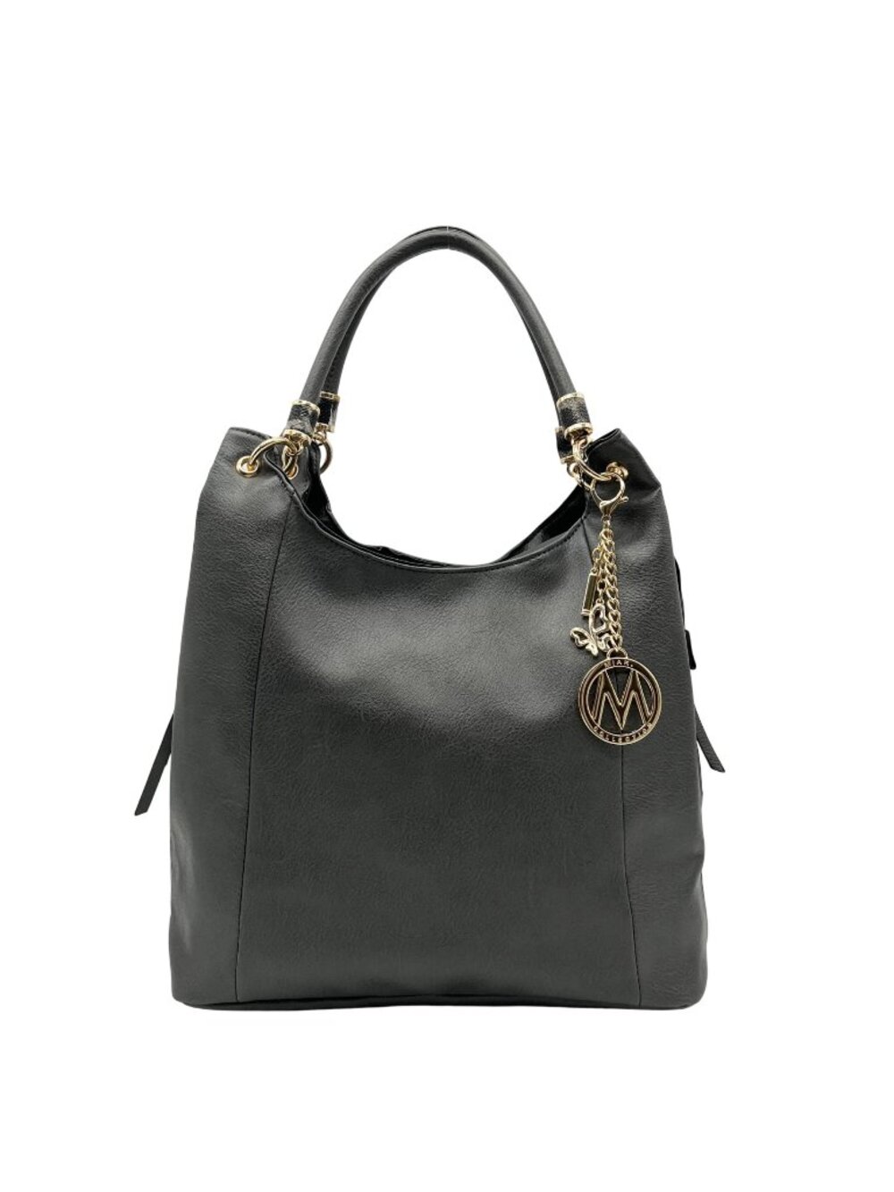 MKF Charcoal April Hobo Bag